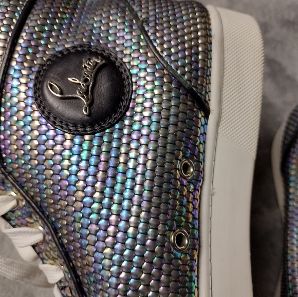 Christian Louboutin Multicolor Leather Rantus Orlato Sneakers Size 43.5 US 10.5 - Picture 5 of 14